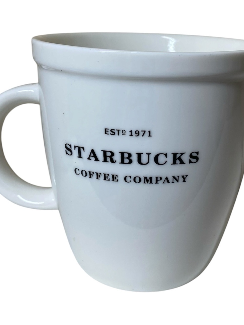 Vintage 2006 Starbucks Mug Barista White Ceramic Coffee Cup